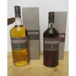 One litre Auchentoshan Select Single Malt Whisky, together with one bottle Auchentoshan 12 year