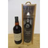 One bottle 1966 Quinta do Noval and one bottle 1986 Fonseca Guimaraens (OWC with funnel) (2) (Est.