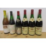 Three bottles 1986 Hermitage J.L. Chave, one bottle 1969 Nuits St Georges Les St Georges, Avery, and