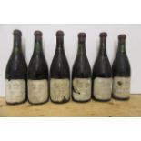 Six bottles 1928 Ludon, from owners of Chateau Ducru Beaucaillou (in Burgundy bottles due to