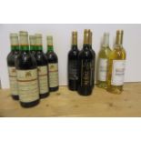 Three bottles 2011 Albat Elit Merlot Reserve, one bottle 2004, one bottle 2007, one bottle 2014