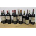 Six bottles 2000-2003 Bordeaux, three bottles 1994-1999 Rioja and three other various bottles (