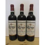 Three bottles 2005 Chateau Chasse Spleen Moulis en Medoc (Est. plus 21% premium inc. VAT)