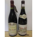 One bottle 1998 Cote-Rotie R & P Jasmin and one bottle 1993 Cote Rotie Dom Jamet (2) (Est. plus