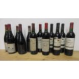 Twelve bottles various French wines 1997-2003 including two bottles Volnay and four bottles Bordeaux