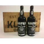 Two bottles 1985 Kopke Quinta St Luiz Vintage Port, OWC (Est. plus 21% premium inc. VAT)