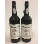 Two bottles 1994 Grahams Vintage Port (Est. plus 21% premium inc. VAT)