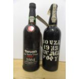 One bottle 1983 Souza Vintage Port and one bottle 1984 Taylor's LBV Port (2) (Est. plus 21%