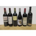 Two bottles 2003/4 Bordeaux and four other various bottles wine 1997-2018 (6) (Est. plus 21% premium