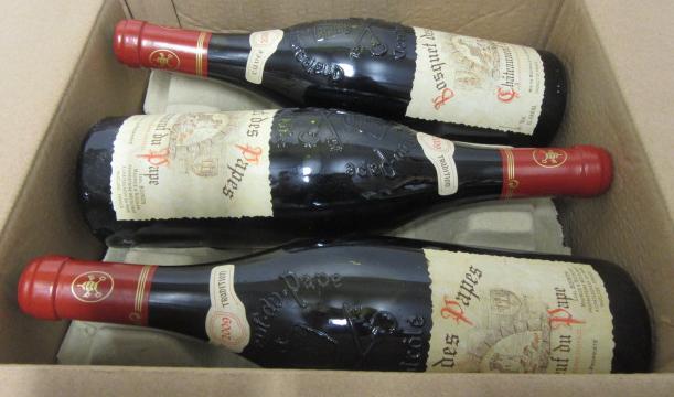 Six bottles 2009 Chateauneuf du Pape Bosquet des Papes, E. Boiron (Est. plus 21% premium inc. VAT)