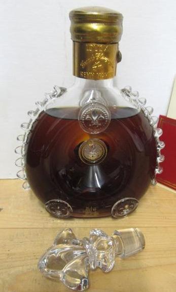 One bottle Remy Martin Louis XIII Grand Champagne Cognac in decorated Centaure Baccarat Cristal - Image 3 of 3