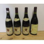 Three bottles 1999, 1998, 1995 Cote-Rotie La Vialliere J. Champet, one bottle 1999 Cote-Rotie