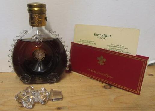 One bottle Remy Martin Louis XIII Grand Champagne Cognac in decorated Centaure Baccarat Cristal - Image 2 of 3