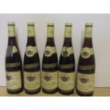 Five bottles 1976 Niersteiner Velberg Beerenauslese Rheinhessen (Est. plus 21% premium inc. VAT)