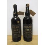 Two bottles 1970 Calem Port (Est. plus 21% premium inc. VAT)