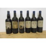 six bottles 1929 Ludon, from owners of Ducru Beaucaillou (in Burgundy bottles due to Depression) (