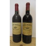 Two bottles 1996 Clos du Marquise Saint-Julien (Est. plus 21% premium inc. VAT)