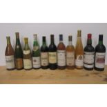 One bottle 1986 Sauternes Baron Philippe, one bottle 1971 Chateau de Tertre, and nine other