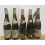 Two bottles 1976 Winzenheimer Rosenbreck, two bottles 1967 Canzemer Altenberg Auslese and one bottle