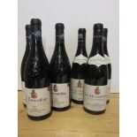 Five bottles 2000 La Bernardine Chateauneuf-du-Pape Chapoutier and three bottles 1998/1999/2000