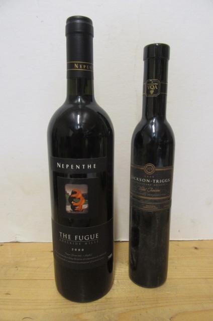 Five bottles 2000 Nepenthe The Fugue Adelaide Hills, OC, and one 25cl. bottle 2003 Jackson-Triggs