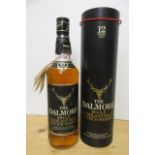 One bottle The Dalmore 12 year old Single Malt Whisky, in tube (Est. plus 21% premium inc. VAT)