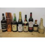 One bottle Torres VSOP Imperial Brandy, one bottle Porto Krohn Royal Port, one bottle Delaforce