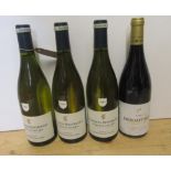 Three bottles 2007 Chassagne-Montrachet 1er Cru Clos Saint Jean, Dom. F. Gagnard and one bottle 2008