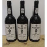 Three bottles 1983 Warre's (Est. plus 21% premium inc. VAT)