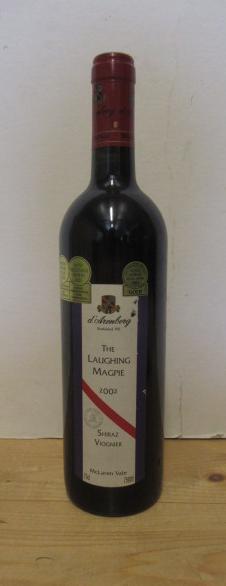 Five bottles 2002 The Laughing Magpie Shiraz Viognier (Est. plus 21% premium inc. VAT)