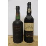 One bottle Dow's Trademark Finest Reserve and one bottle Cockburn's Special Reserve, both over 40