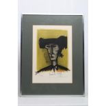 BERNARD BUFFET (French 1928-1999), Torero, lithograph in colours, 106/125, signed in pencil, plate