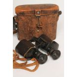 A PAIR OF CARL ZEISS JENA D.R.P. BINOCULARS, late 19th century, inscribed with maker's name and