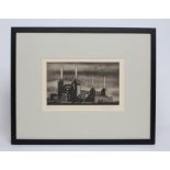 JASON HICKLING R.E. (b.1965), Battersea Power Station, limited edition etching 36/100, signed in