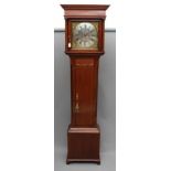 A MAHOGANY LONGCASE CLOCK by John Atkinson, Isle of Man, the eight day movement with anchor