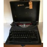 A vintage Oliver typewriter, used by Kettering Police Station by repute.