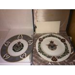 Two Spode commemorative plates, one boxed. The Royal Air Force Plate, 1918-1968 No 3437 of 5000