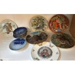 Collectors plates to include Wedgwood , Fairlyland Magic, Edwin M Knowles, Coalport, Bradford