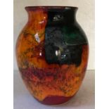 A Poole pottery vase, 22cms h.