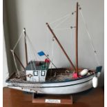 A model boat - 47cms h.