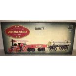 Corgi limited edition Vintage Glory of Steam 80305 Garrett 4CD Road Tractor, Trailers & LOg Load-