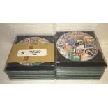 800 Cricket Stamps illustrated on DVD from 1900 - 2008 produced by President of Cricket Philatelic