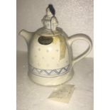 A J&G Morten Teapot signed, Piece no: 113