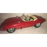 A Jaguar E Type (1961) Burago, 3018, 3018 in excellent condition as well as a Ford Granada 1:25,