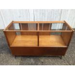 A 1950’s jouiner made shop counter in good condition. 137 l x 54 w 92cms h