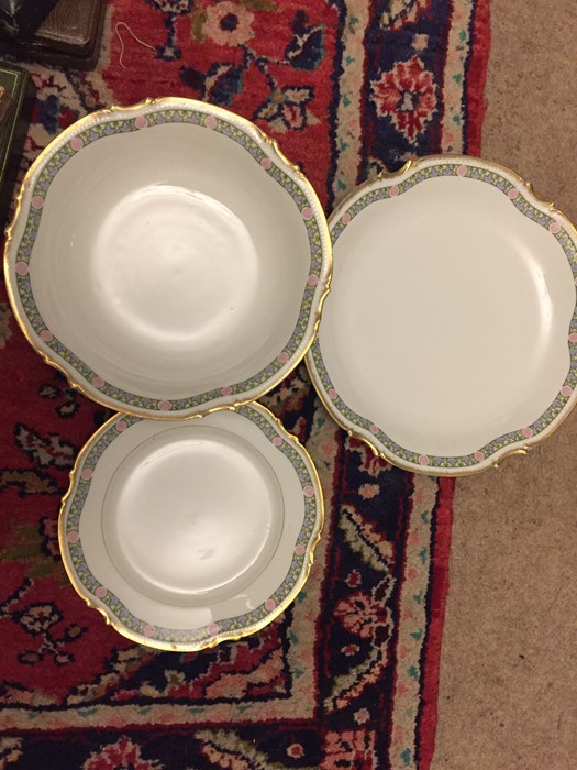 Large limoges dinner service.