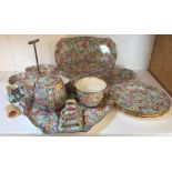 A quantity of Royal Winton Chintz Ware China to include Solitaire service, plates, bowls, all in