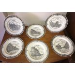 Six limited edition plates depicting Beverley scenes by Decor Art Creations Ltd.