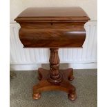 William IV mahogany work table