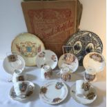 Royal commemorative ware including Queen Victoria diamond jubilee, Royal portfolio 1897.